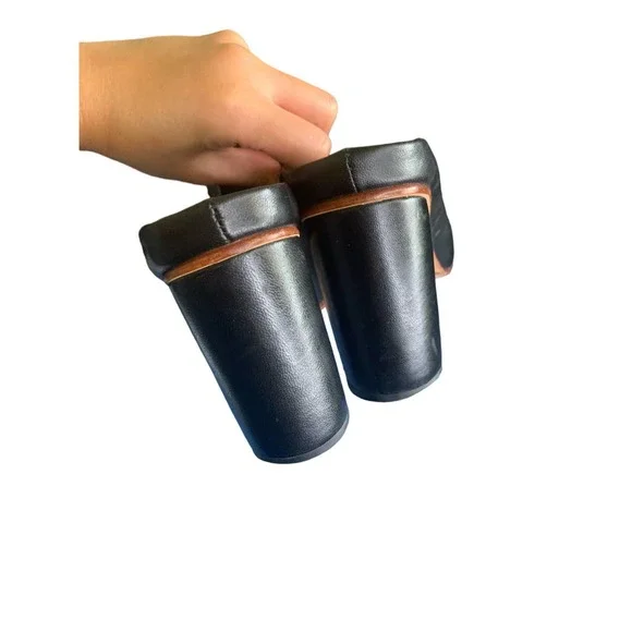 Rachel Comey Scarpa Leather Mules in Polished Black - Picture 14 of 14